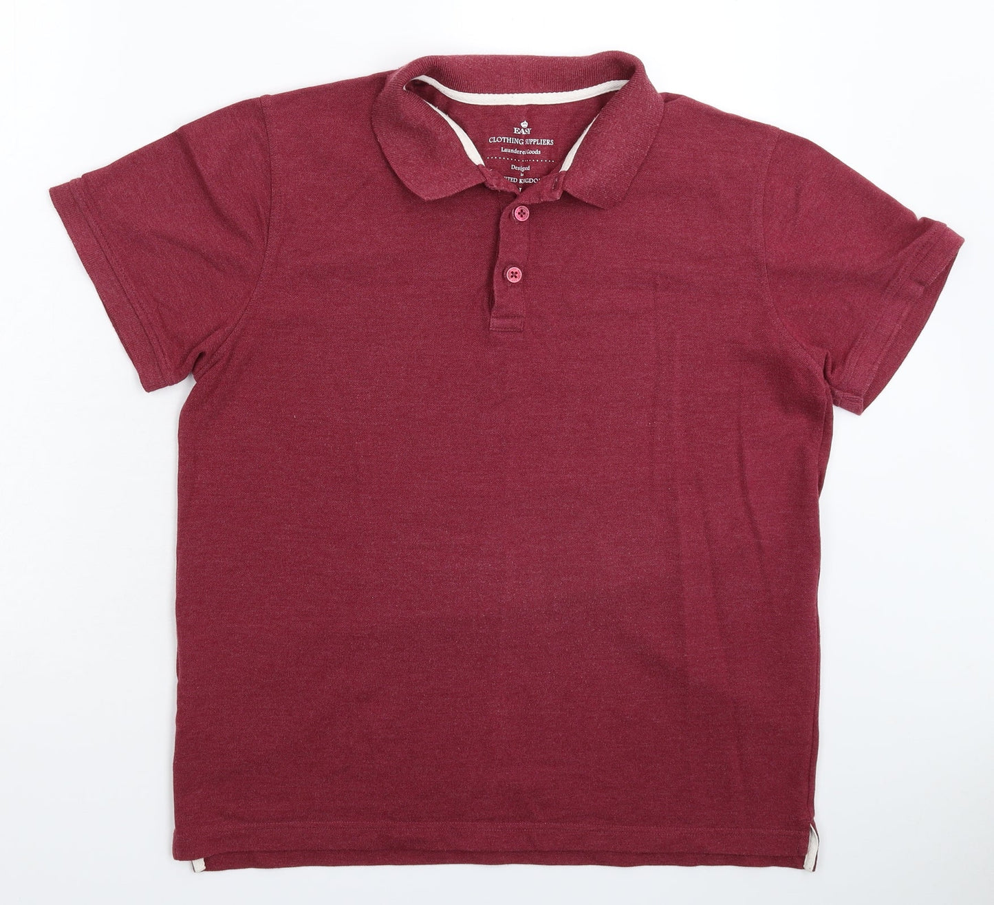 Easy Mens Brown    Polo Size L