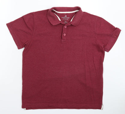 Easy Mens Brown    Polo Size L
