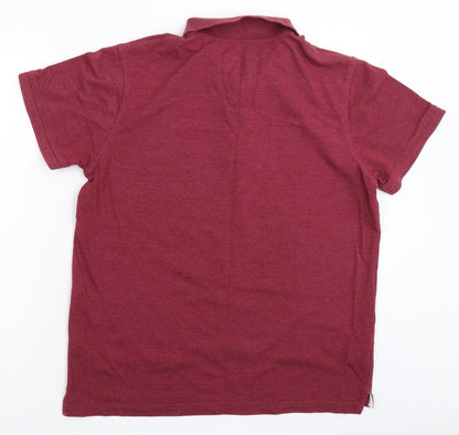 Easy Mens Brown    Polo Size L