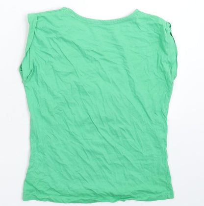 Dunnes Stores Girls Green   Basic T-Shirt Size 10 Years