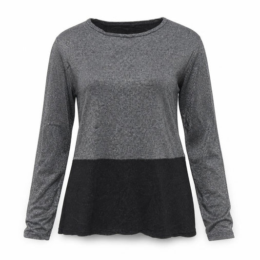 Womens UK Size M Avenue Silver Basic Blouse
