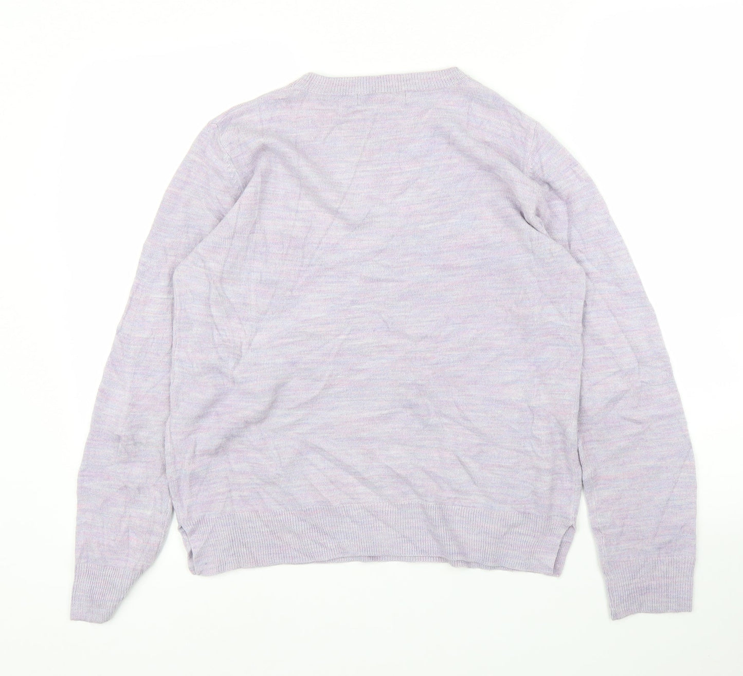 Womens UK Size 12 M&S Purple Pullover Jumper