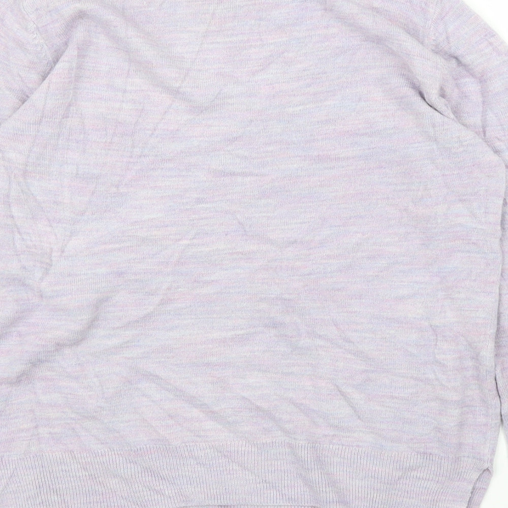 Womens UK Size 12 M&S Purple Pullover Jumper