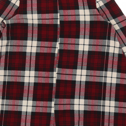 AX Paris Womens Purple Plaid  A-Line  Size S