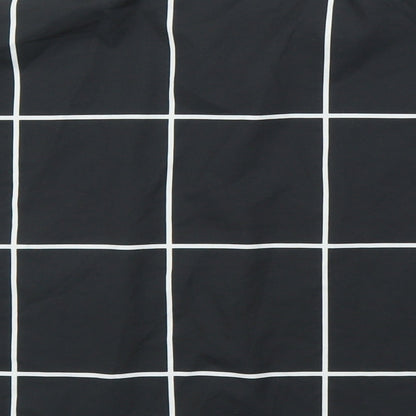 SheIn Womens Black Check  Basic Blouse Size XS