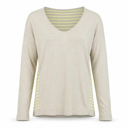 Womens UK Size L Tezenis Beige Pullover Jumper