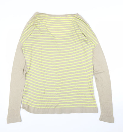 Womens UK Size L Tezenis Beige Pullover Jumper