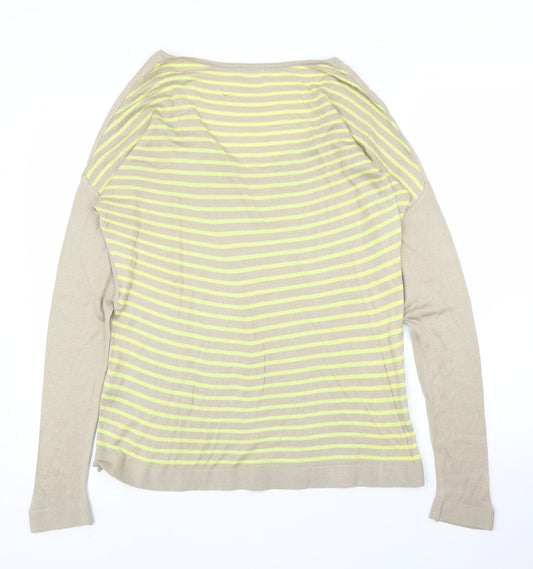 Womens UK Size L Tezenis Beige Pullover Jumper