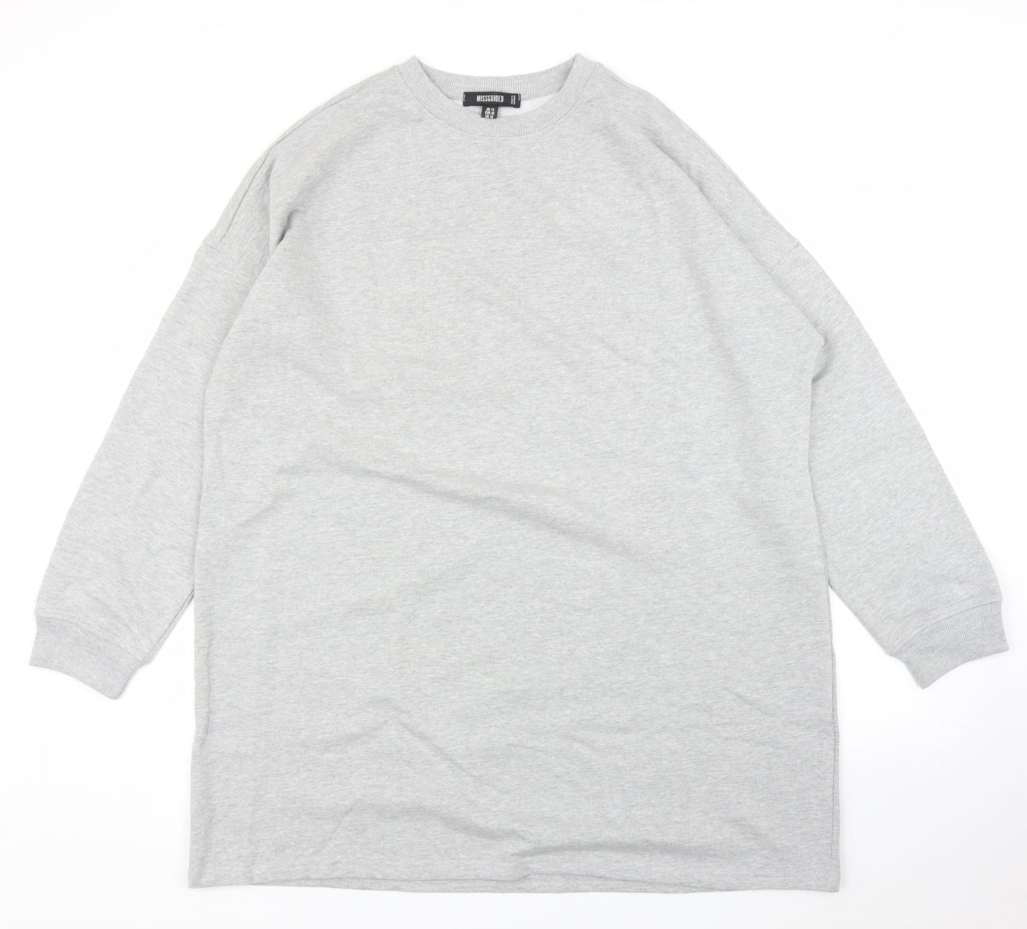 Womens UK Size 14 Missguided Grey Pullover Jumper