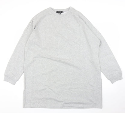Womens UK Size 14 Missguided Grey Pullover Jumper