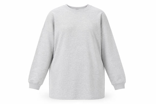 Front view of Missguided women’s grey jumper, size UK 14