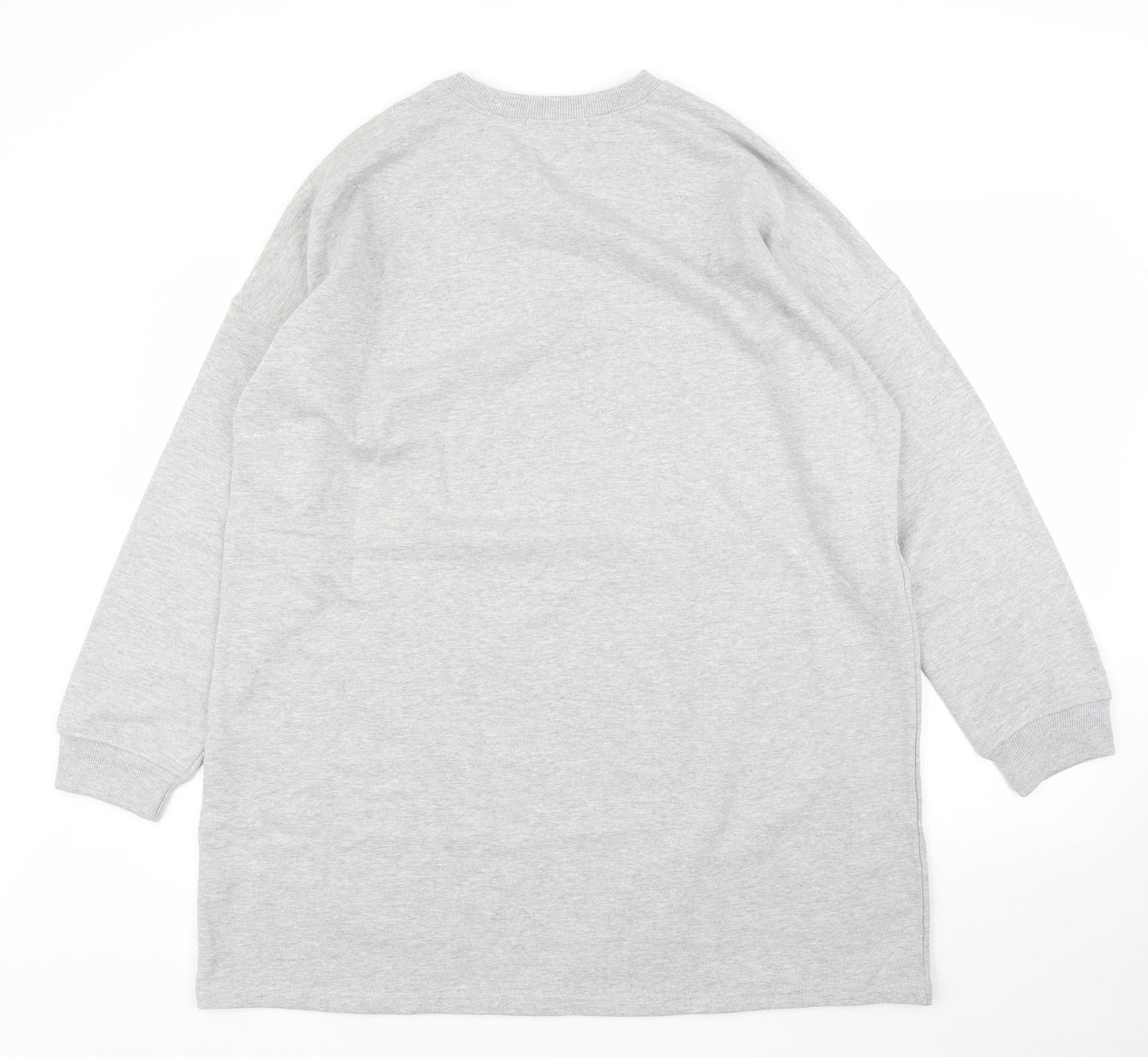 Womens UK Size 14 Missguided Grey Pullover Jumper
