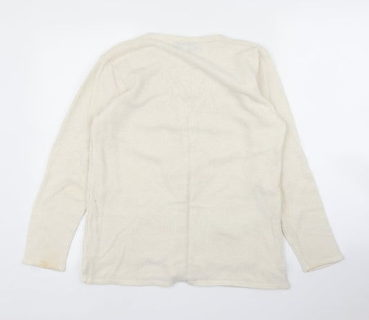 Fragrance Womens Ivory   Cardigan Jumper Size S