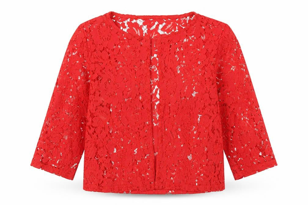 Womens UK Size 10 Preworn Red Basic Blouse