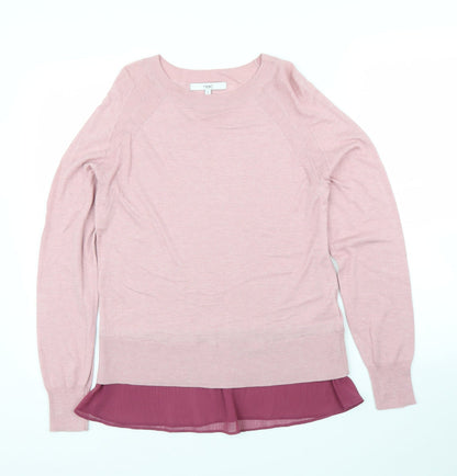 Womens UK Size 6 NEXT Pink Pullover Jumper