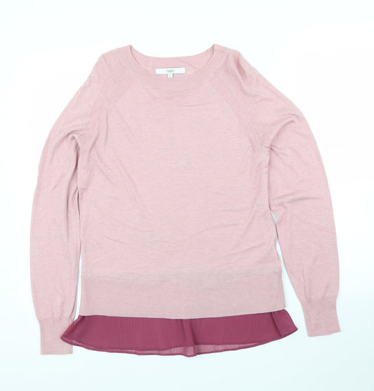 Womens UK Size 6 NEXT Pink Pullover Jumper