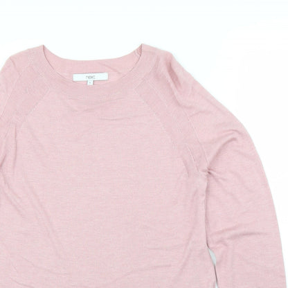 Womens UK Size 6 NEXT Pink Pullover Jumper