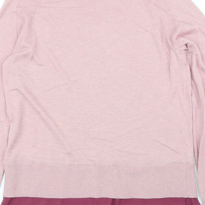 Womens UK Size 6 NEXT Pink Pullover Jumper