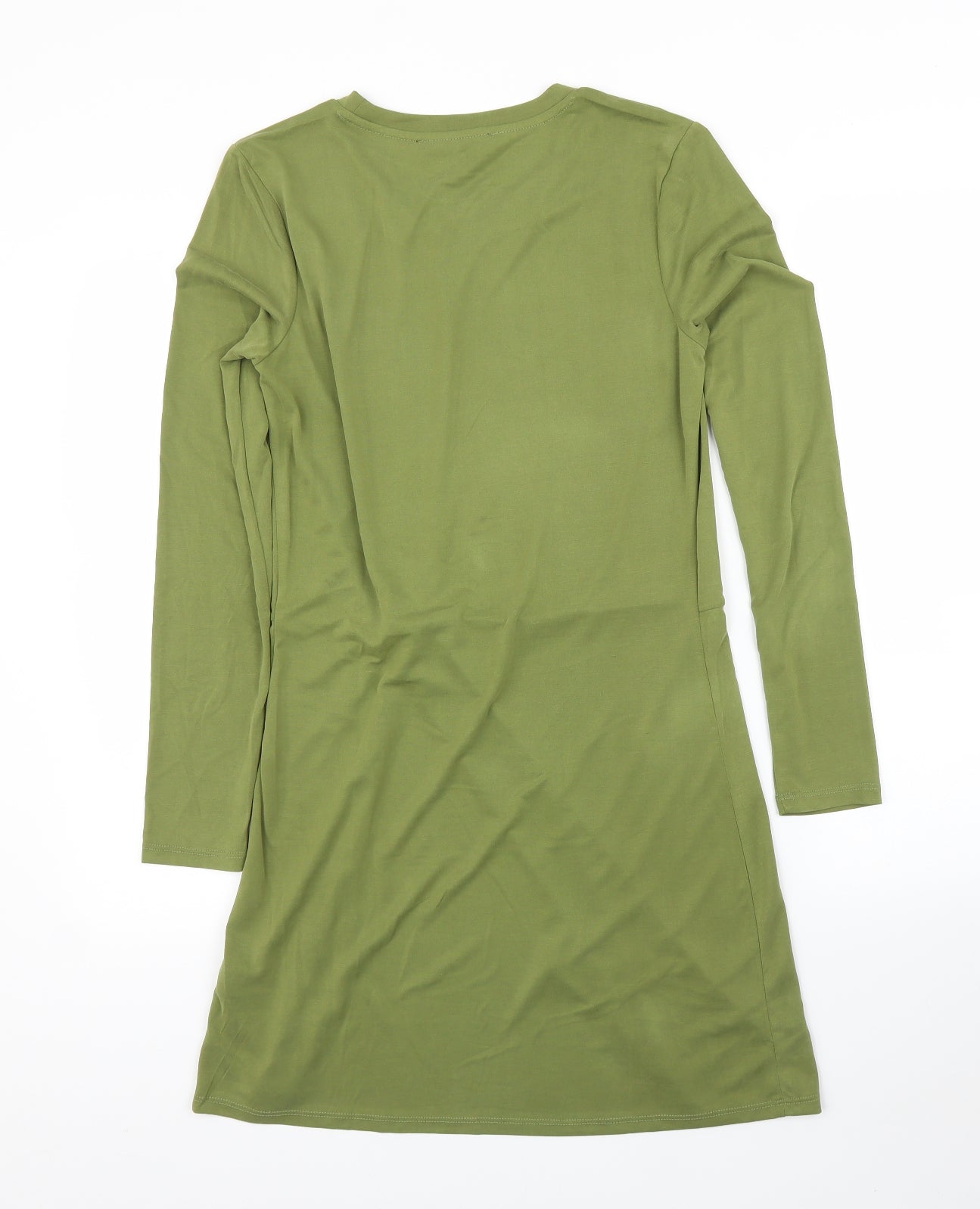Womens UK Size 8 Very Green Tunic Blouse