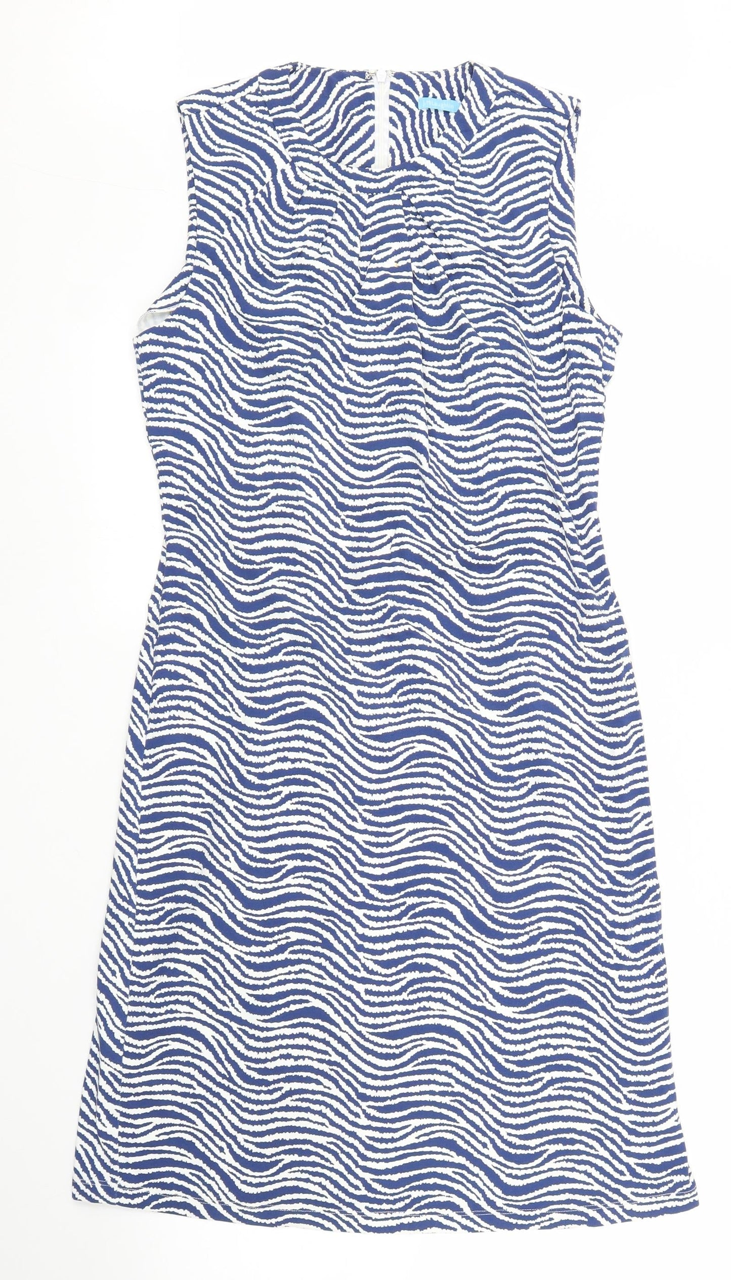 J. McLaughlin Womens Blue Striped  Sheath  Size S