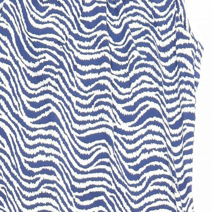 J. McLaughlin Womens Blue Striped  Sheath  Size S