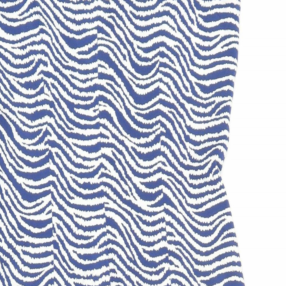J. McLaughlin Womens Blue Striped  Sheath  Size S