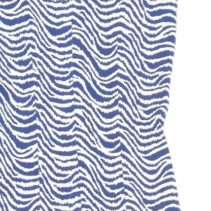 J. McLaughlin Womens Blue Striped  Sheath  Size S