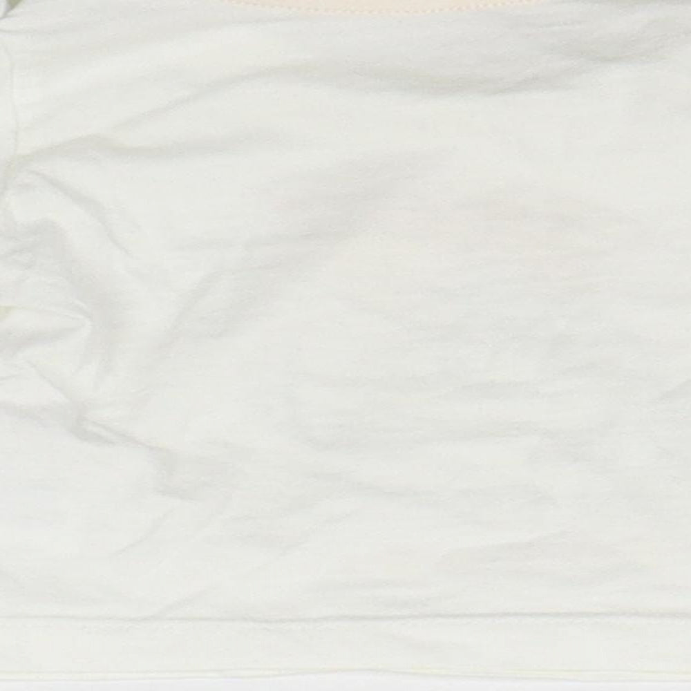 Matalan Baby White   Basic T-Shirt Size 0-3 Months  - ANIMALS
