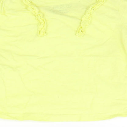 Primark Girls Yellow   Basic T-Shirt Size 2-3 Years