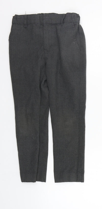 Nutmeg Girls Grey   Chino Trousers Size 5-6 Years
