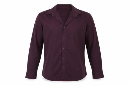 Mens UK Size 16.5 NEXT Purple  Button-Up Long Sleeve Casual Shirt