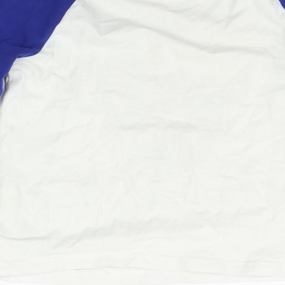 Marks and Spencer Girls Blue   Basic T-Shirt Size 6-7 Years