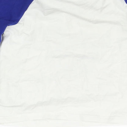 Marks and Spencer Girls Blue   Basic T-Shirt Size 6-7 Years