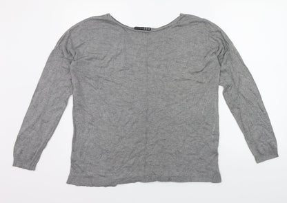 Womens UK Size 16 Atmosphere Grey Pullover Jumper