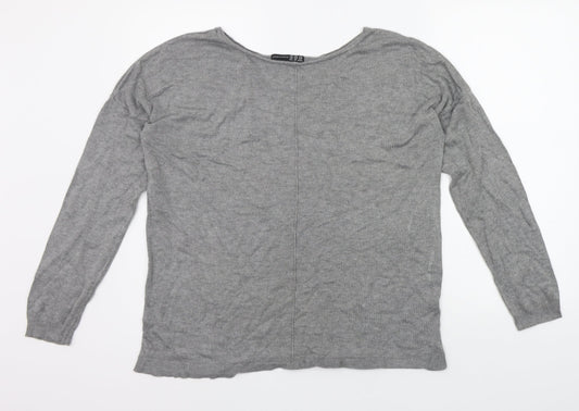 Womens UK Size 16 Atmosphere Grey Pullover Jumper