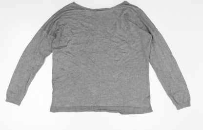 Womens UK Size 16 Atmosphere Grey Pullover Jumper