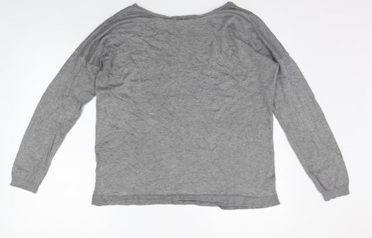 Womens UK Size 16 Atmosphere Grey Pullover Jumper