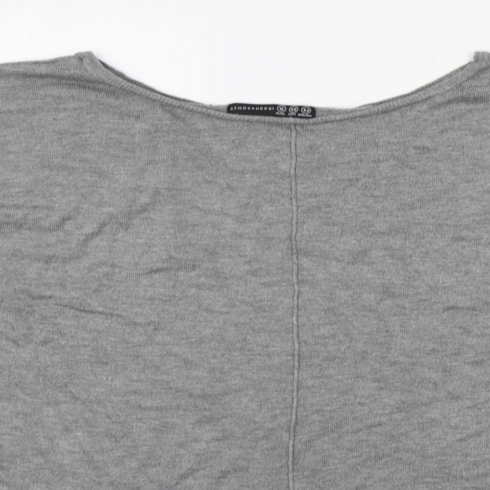 Womens UK Size 16 Atmosphere Grey Pullover Jumper