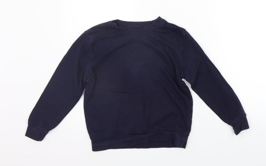 George Girls Blue   Henley Jumper Size 7-8 Years