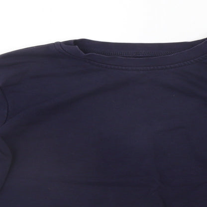 George Girls Blue   Henley Jumper Size 7-8 Years