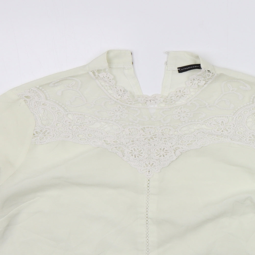 Atmosphere Womens White   Basic Blouse Size 16