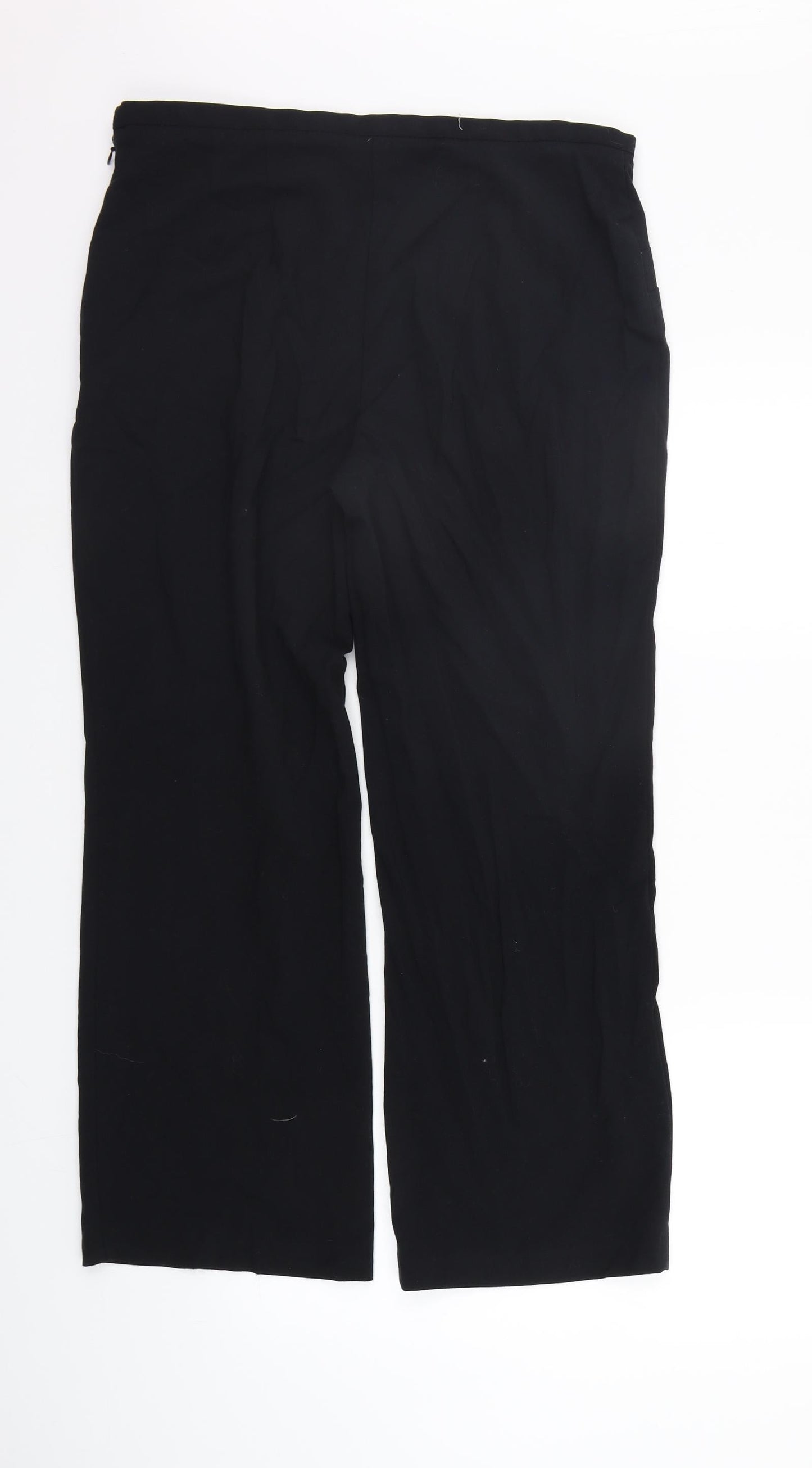 Womens UK Size 14 Marks and Spencer Regular Fit  Black Trousers