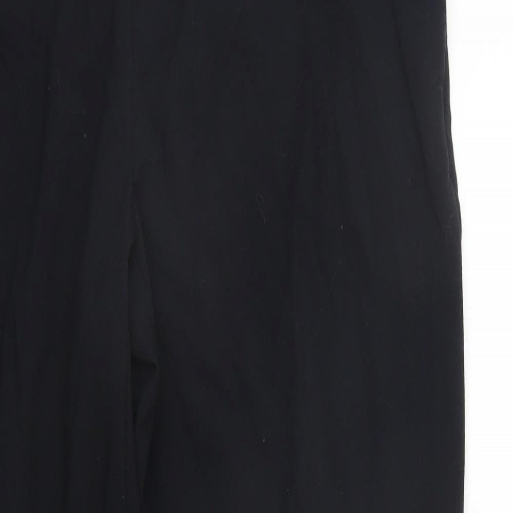 Womens UK Size 14 Marks and Spencer Regular Fit  Black Trousers