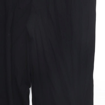Womens UK Size 14 Marks and Spencer Regular Fit  Black Trousers