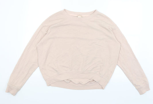 Womens UK Size XS H&M Pink Pullover Jumper
