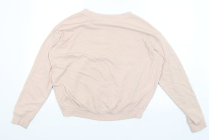 Womens UK Size XS H&M Pink Pullover Jumper