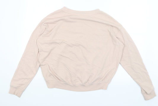 Womens UK Size XS H&M Pink Pullover Jumper