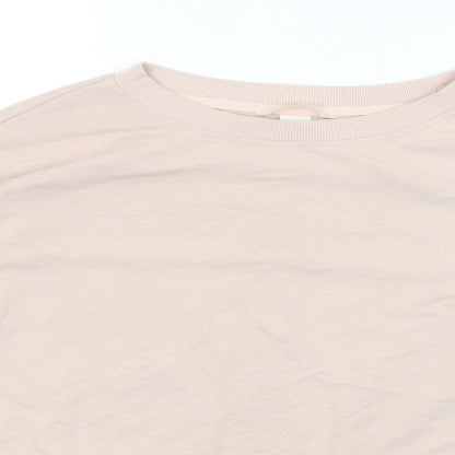 Womens UK Size XS H&M Pink Pullover Jumper