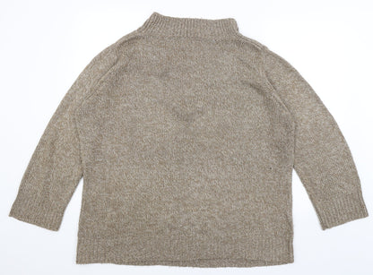 Womens UK Size 20 Being Casual Brown Pullover Jumper