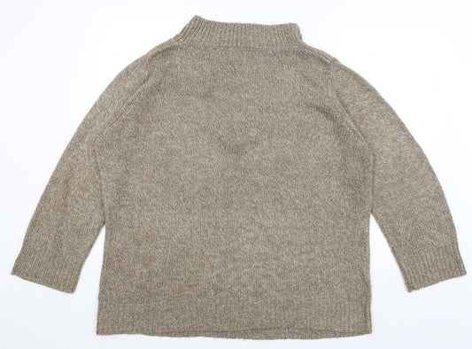 Womens UK Size 20 Being Casual Brown Pullover Jumper